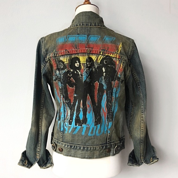 Trunk Ltd Jackets & Blazers - Trunk LTD • RARE •Vintage KISS Denim Jean Jacket